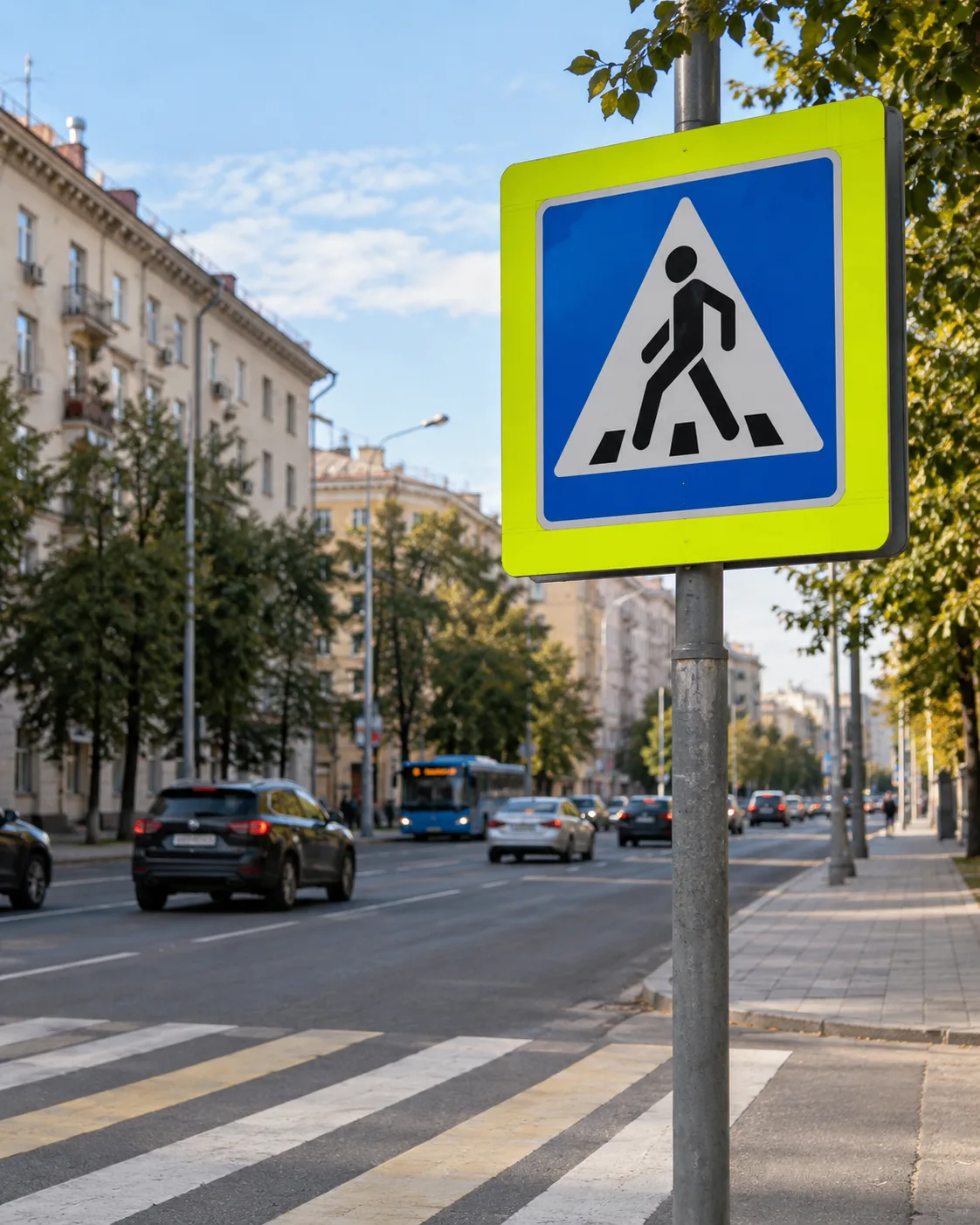🧹 В Ногинске очистили дорожные знаки от граффити