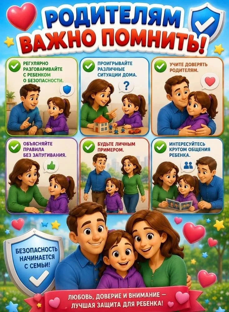 ☝️КАРТОЧКА БЕЗОПАСНОСТИ: НАЧИНАЕТСЯ С СЕМЬИ!