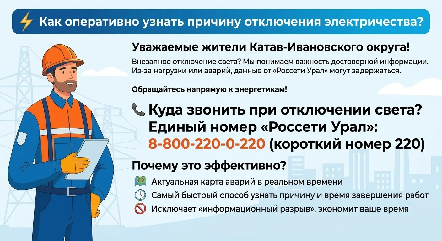 ⚡️ Как оперативно узнать причину отключения электричества?
