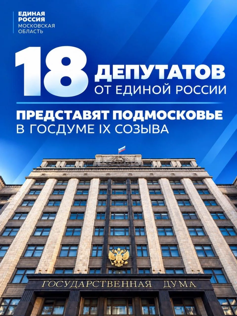 Единая Россия создала фракцию и выдвинула кандидатов на руководящие посты в Госдуме дев...