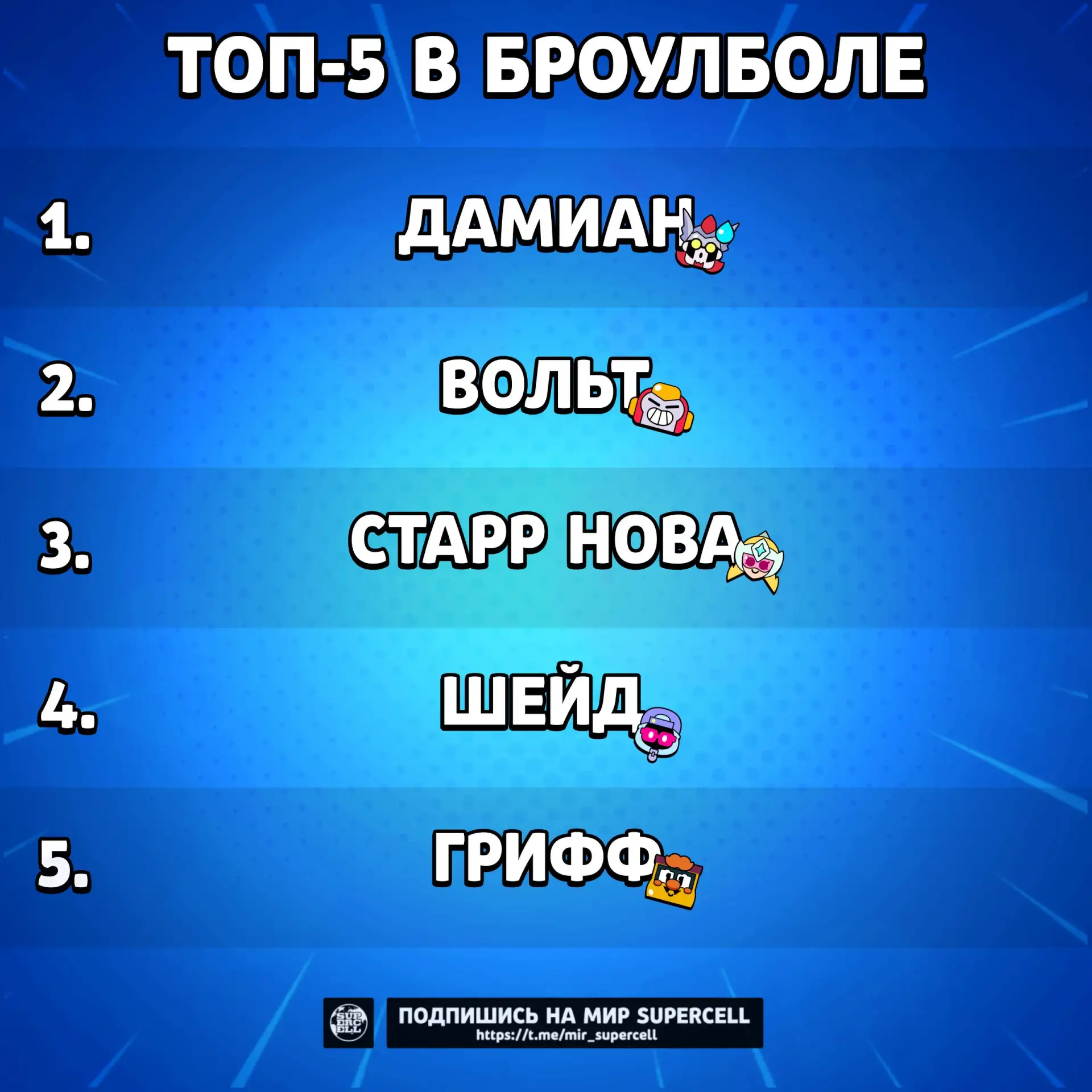 😄 Лучшие бойцы для Броулбола прямо сейчас.