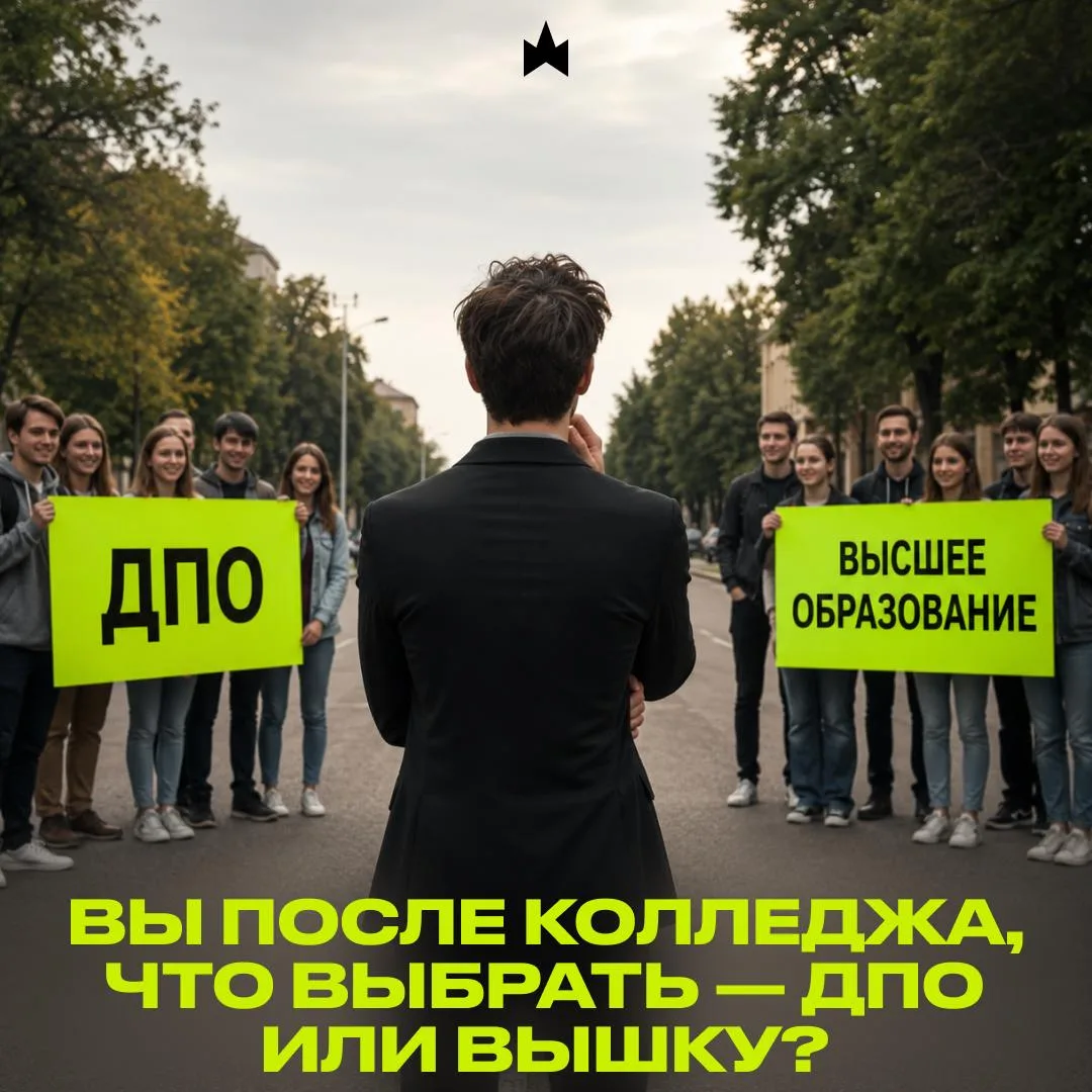 После колледжа: ДПО или высшее образование? 🤔