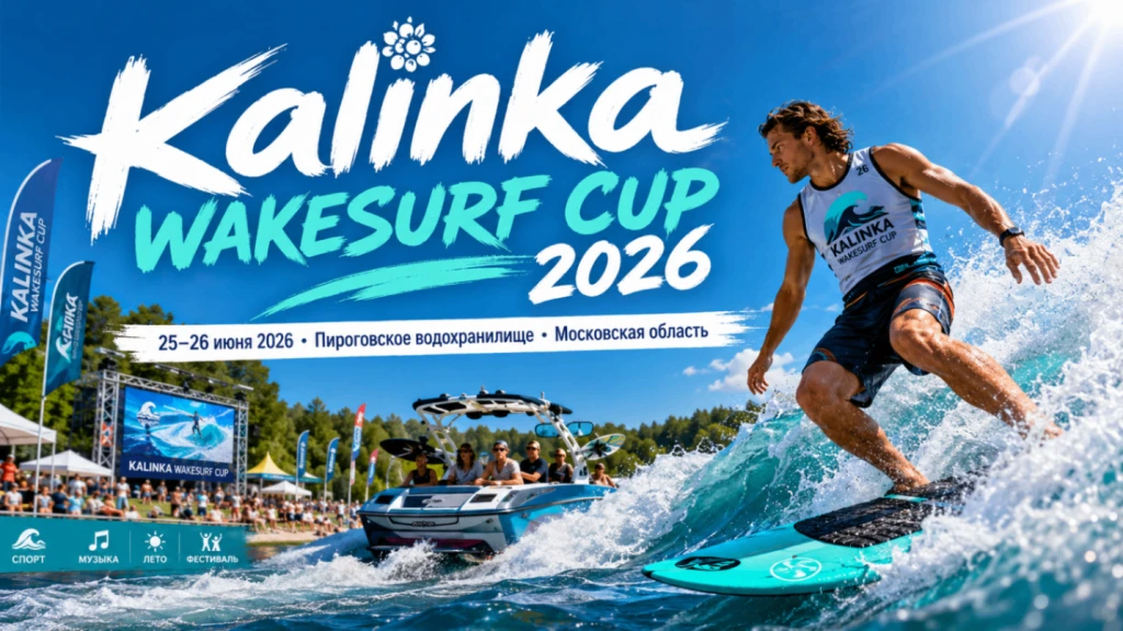 На Пироговском водохранилище пройдет международный чемпионат Kalinka Wakesurf Cup 2026

25–26 июня 2