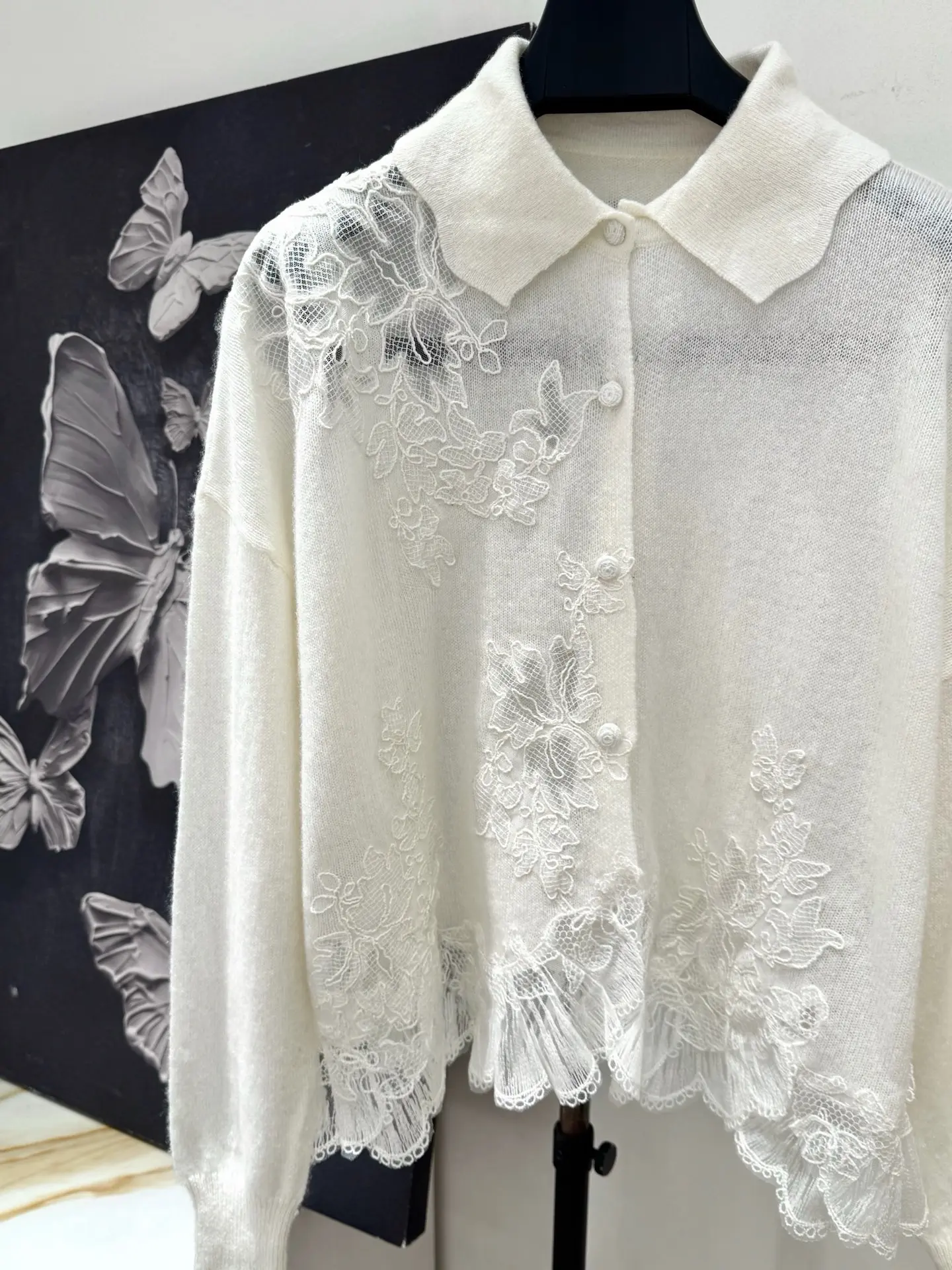 Кофта Ermanno Scervino, кашемир, два цвета, размеры 36-42, отправка по всему миру🌎