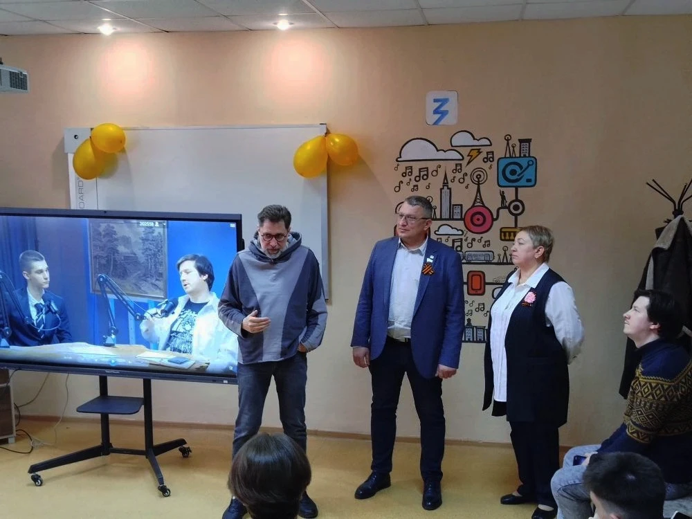 🎙️ Важное событие в гимназии! Сегодня у нас прошла встреча с представителями подкаст-студии «Мифолог