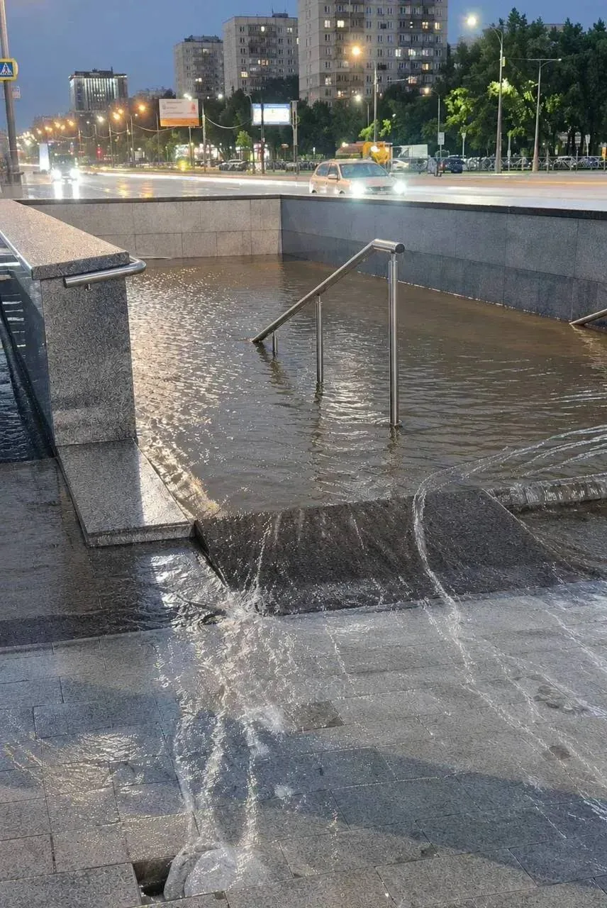 ☔️Москву снова затопит уже завтра