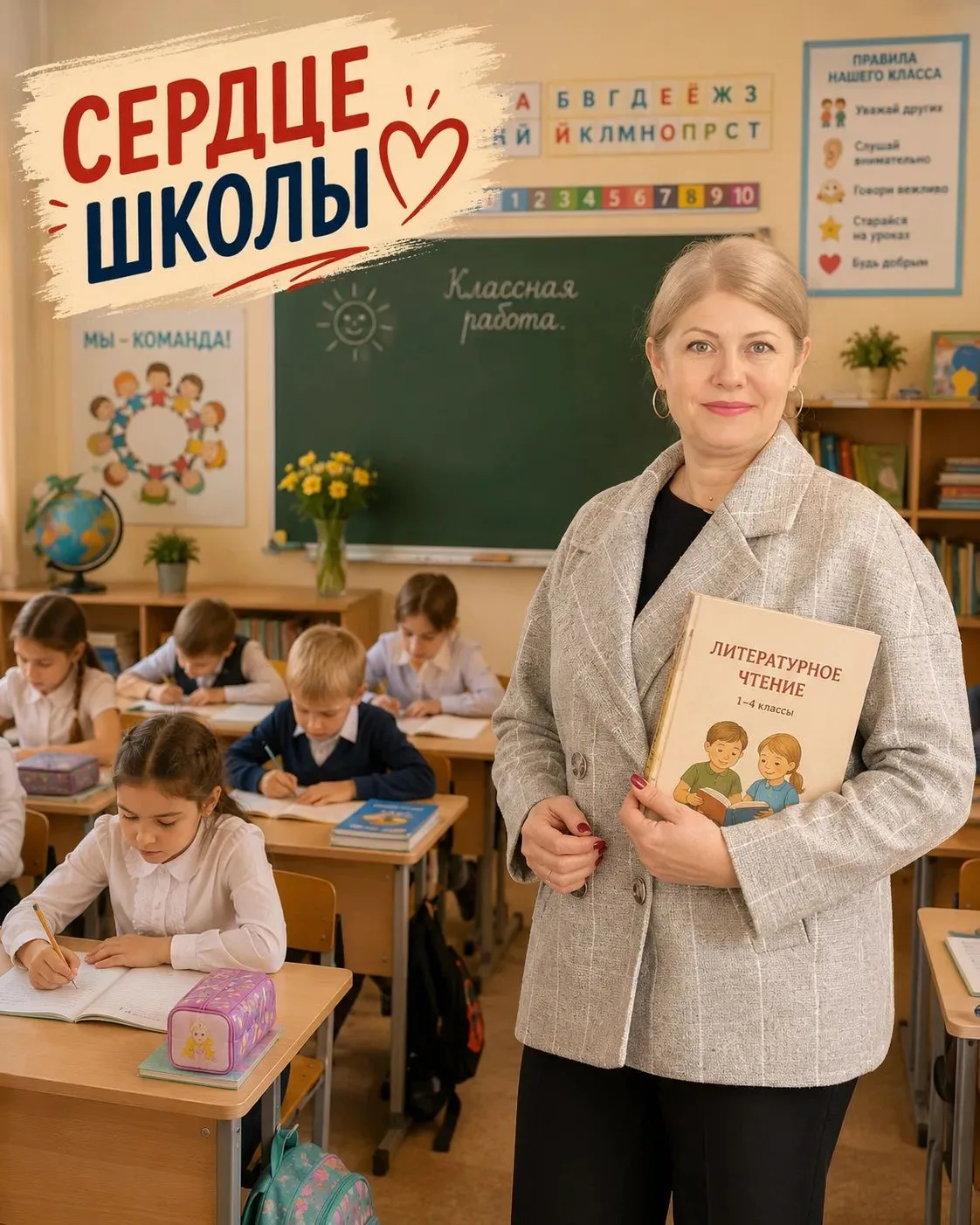 ❤️ 
В нашей рубрике «Сердце школы» — новый герой! Сегодня мы рассказываем о человеке, без которого н