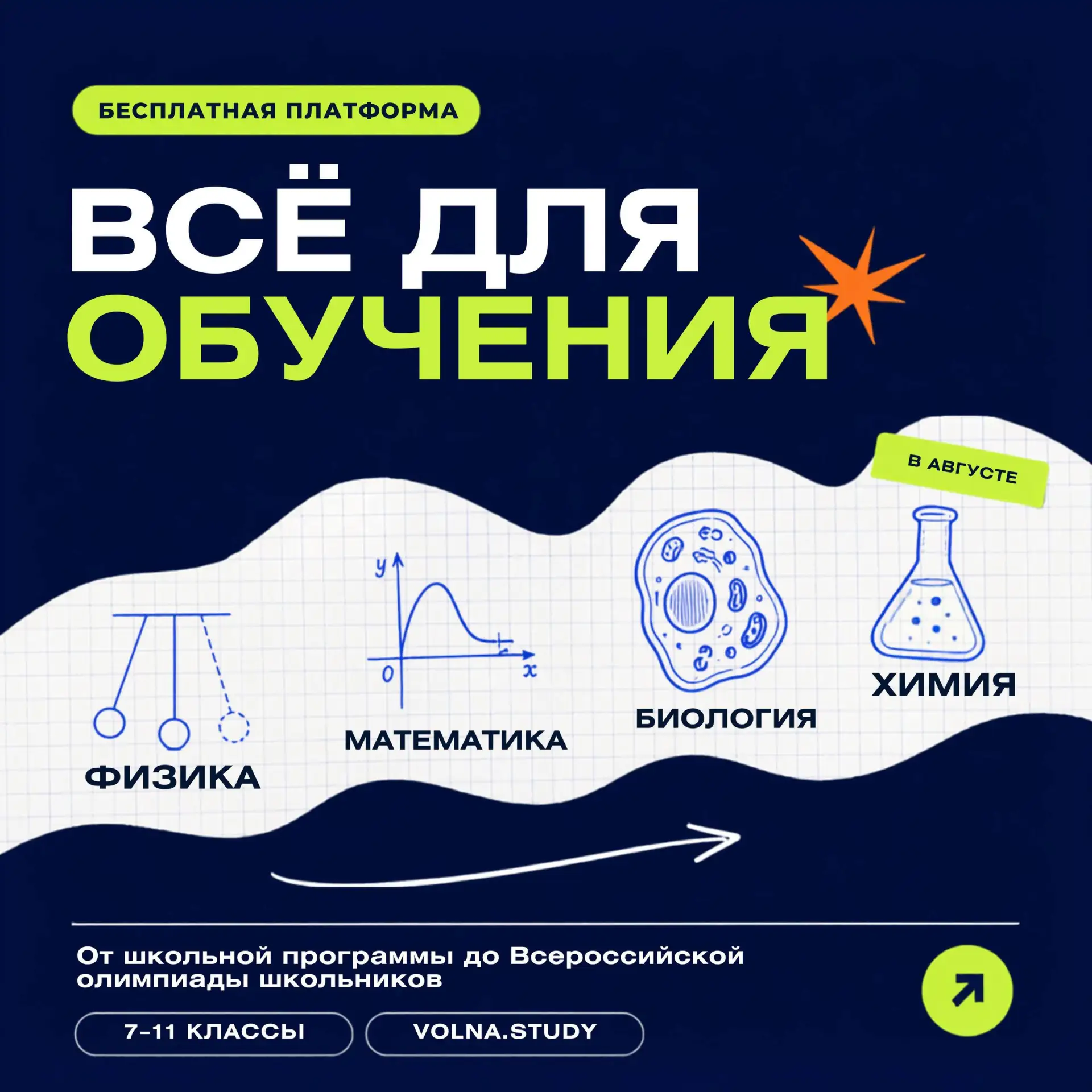 Платформа «ВОЛНА»: от основ физики до ВсОШ