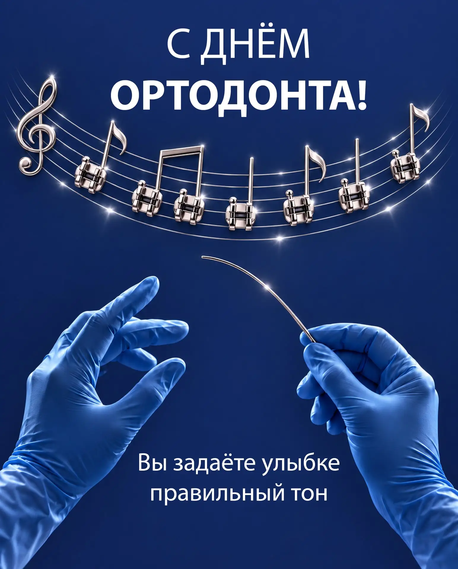 Уважаемые, коллеги. С Днём ортодонта! Пусть каждый рабочий день приносит удовольствие, ...