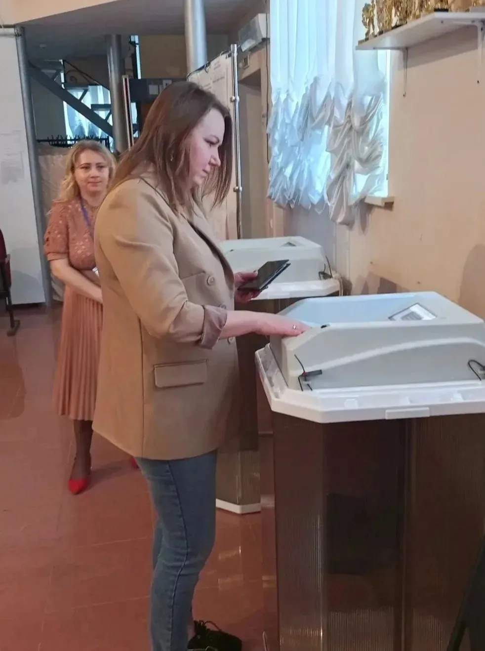 ✔️На избирательных участках в Весеннем сельсовете установлены КОИБ  Сегодня, 18 апреля, началось гол