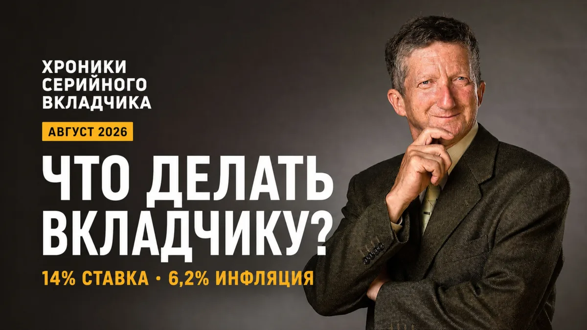 Хроники серийного вкладчика: Август 2026