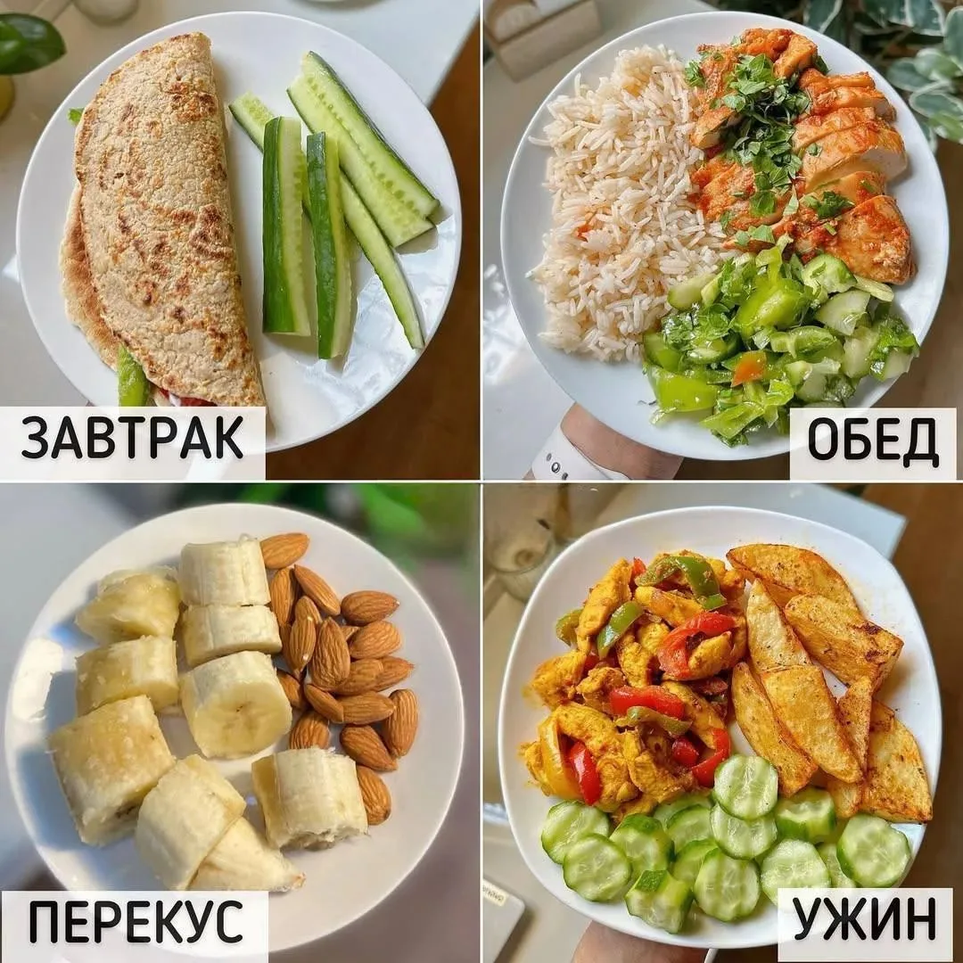 РАЦИОН НА ДЕНЬ — 1236 ККАЛ КБЖУ: 1236/88/41/120 ✅ ЗАВТРАК КБЖУ: 337/16/15/32… — публикация канала «ПП РЕЦЕПТЫ»