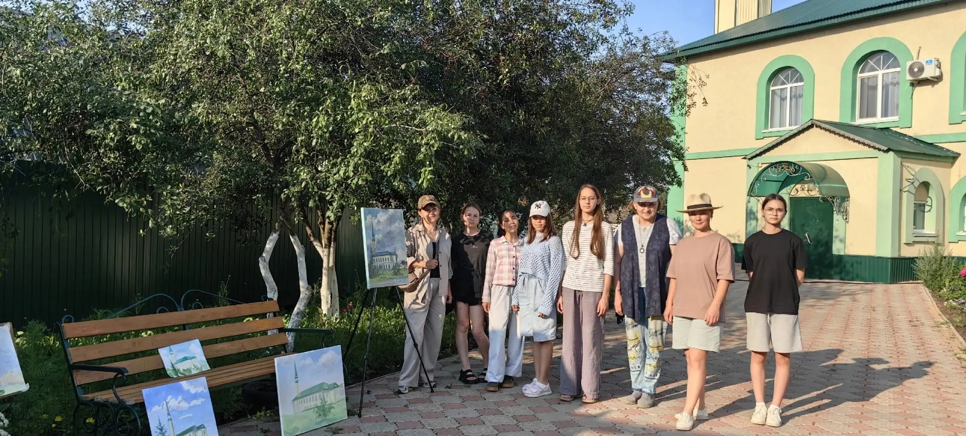В Детской школе искусств прошел Всероссийский конкурс пленэр «Аксубаевская палитра» в р...