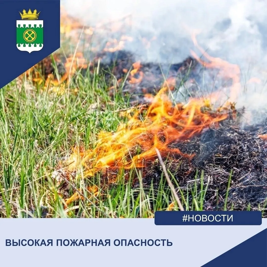 📢Высокая пожарная опасность ожидается в отдельных районах Курганской области по 9 сент...