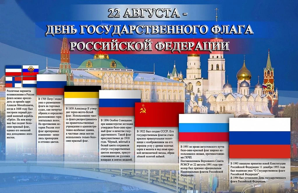 🇷🇺 С Днём Государственного Флага России!
