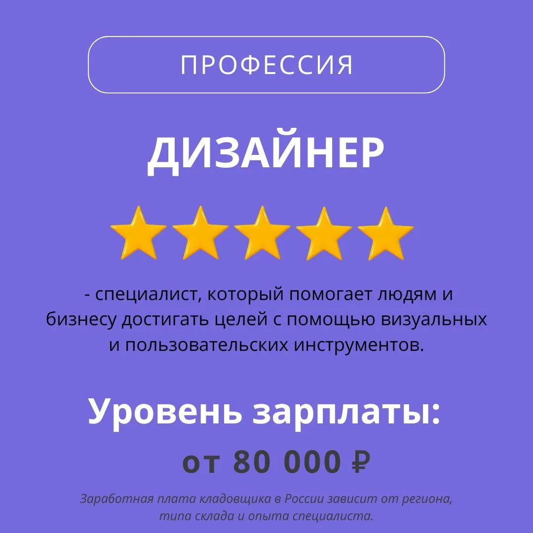 Профессия: Дизайнер