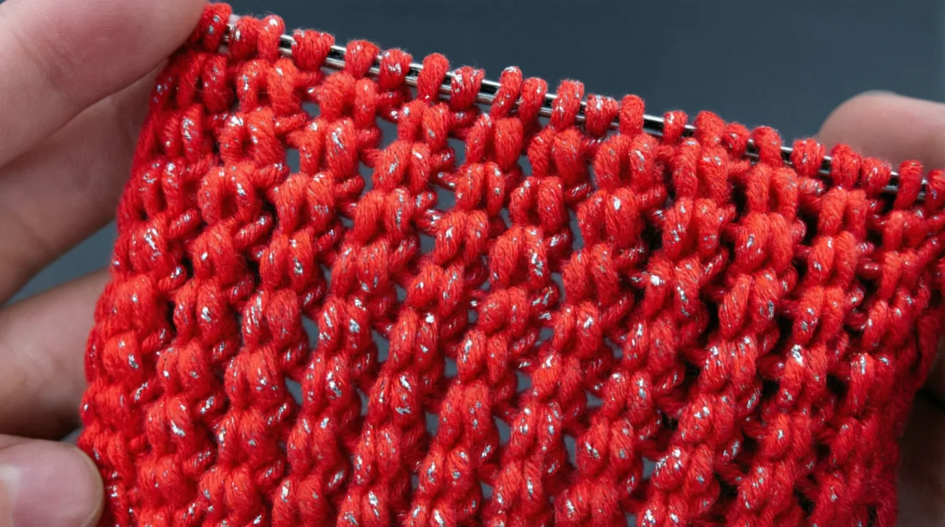 🧶 «Летний узор из 2 петель» — лёгкий и дышащий