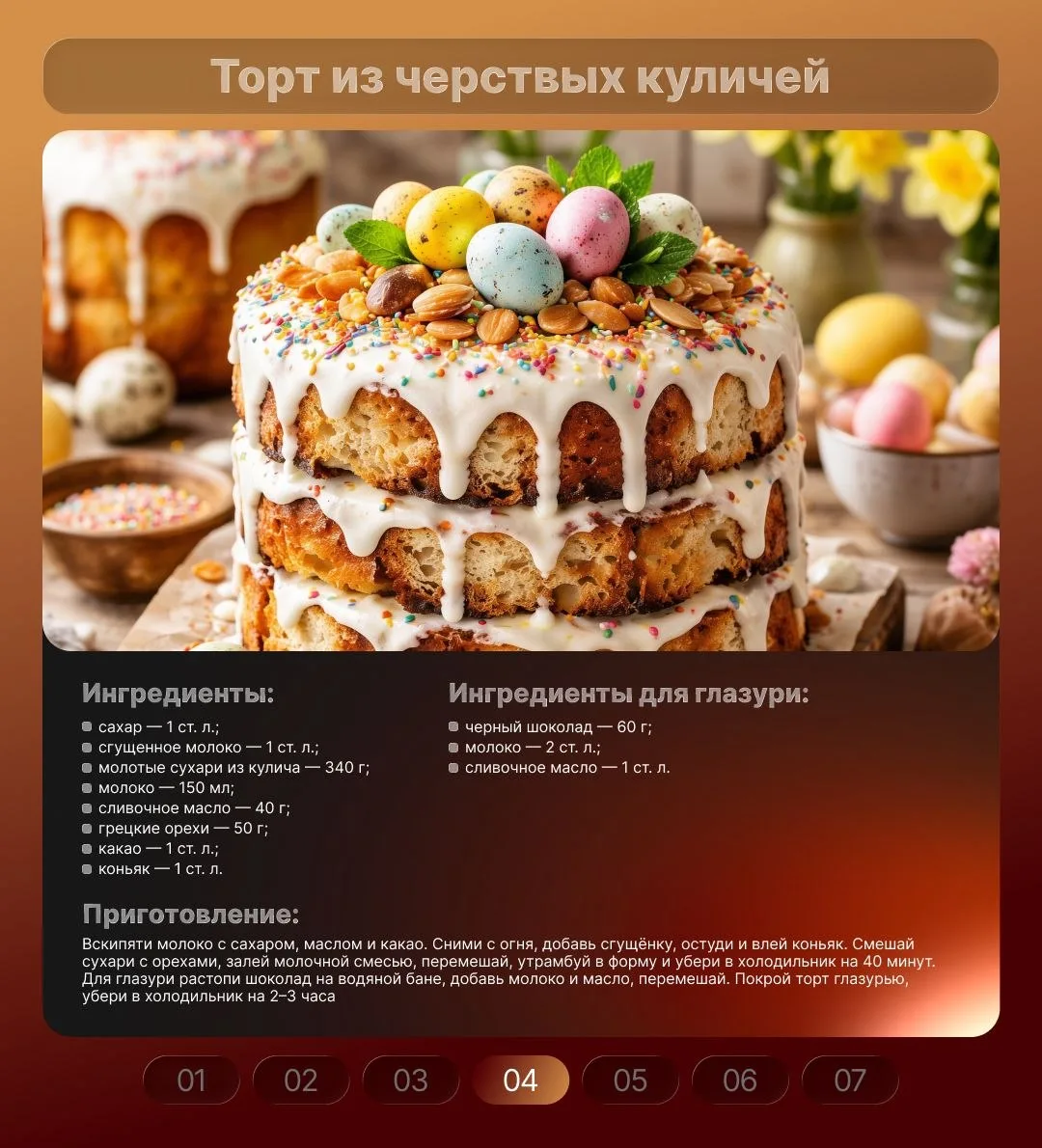 Если не успели доесть вчера куличи — делимся рецептами из засохшей выпечки   Это пасхальное блюдо вс