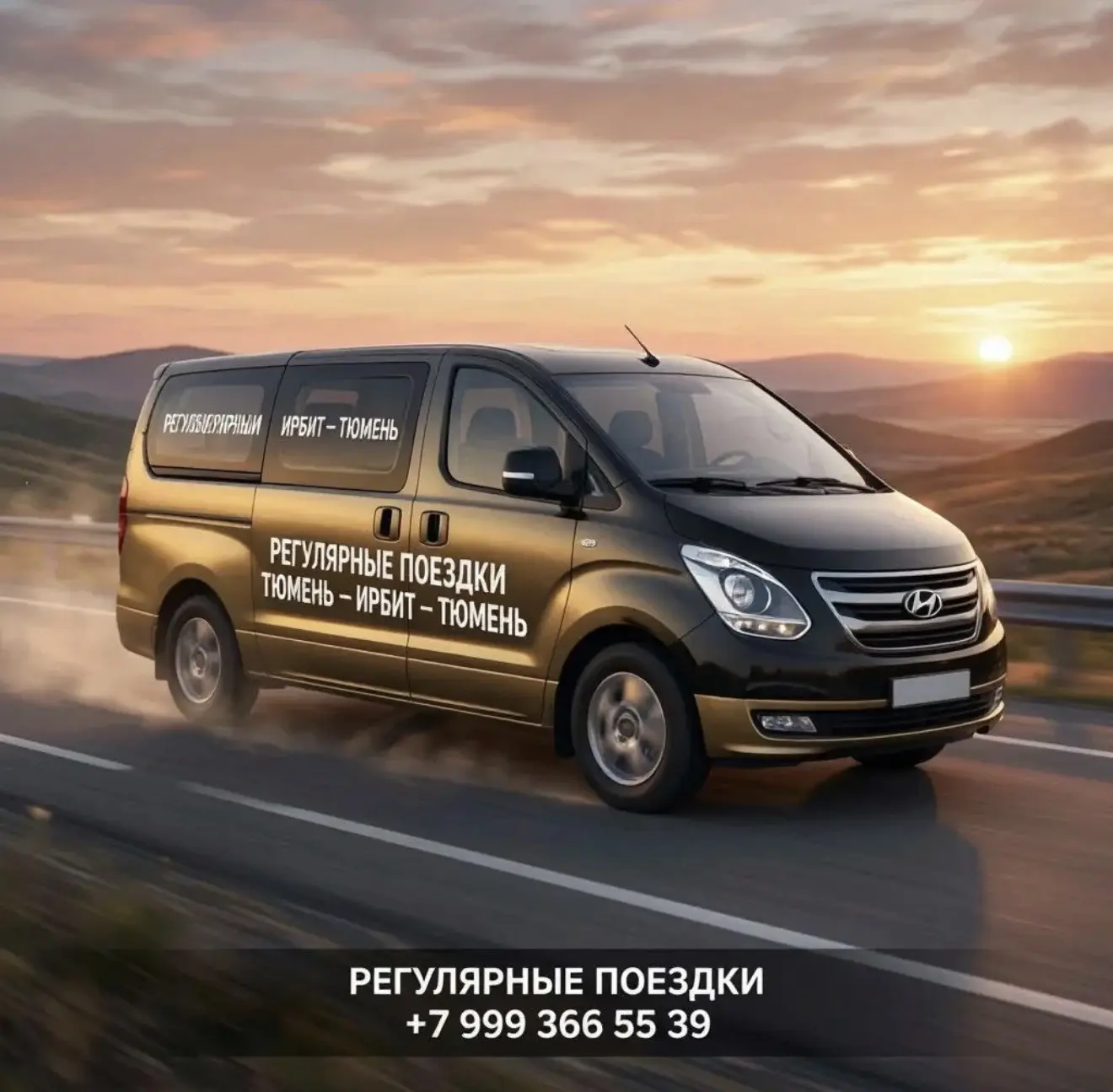 Регулярные поездки Тюмень-Ирбит-Тюмень