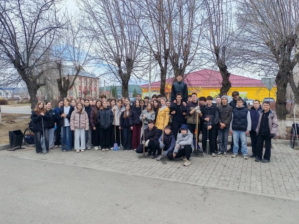 Весна пришла — порядок навели! 🌿  🌿9 апреля 2026 года обучающиеся нашей гимназии дружно вышли на тра