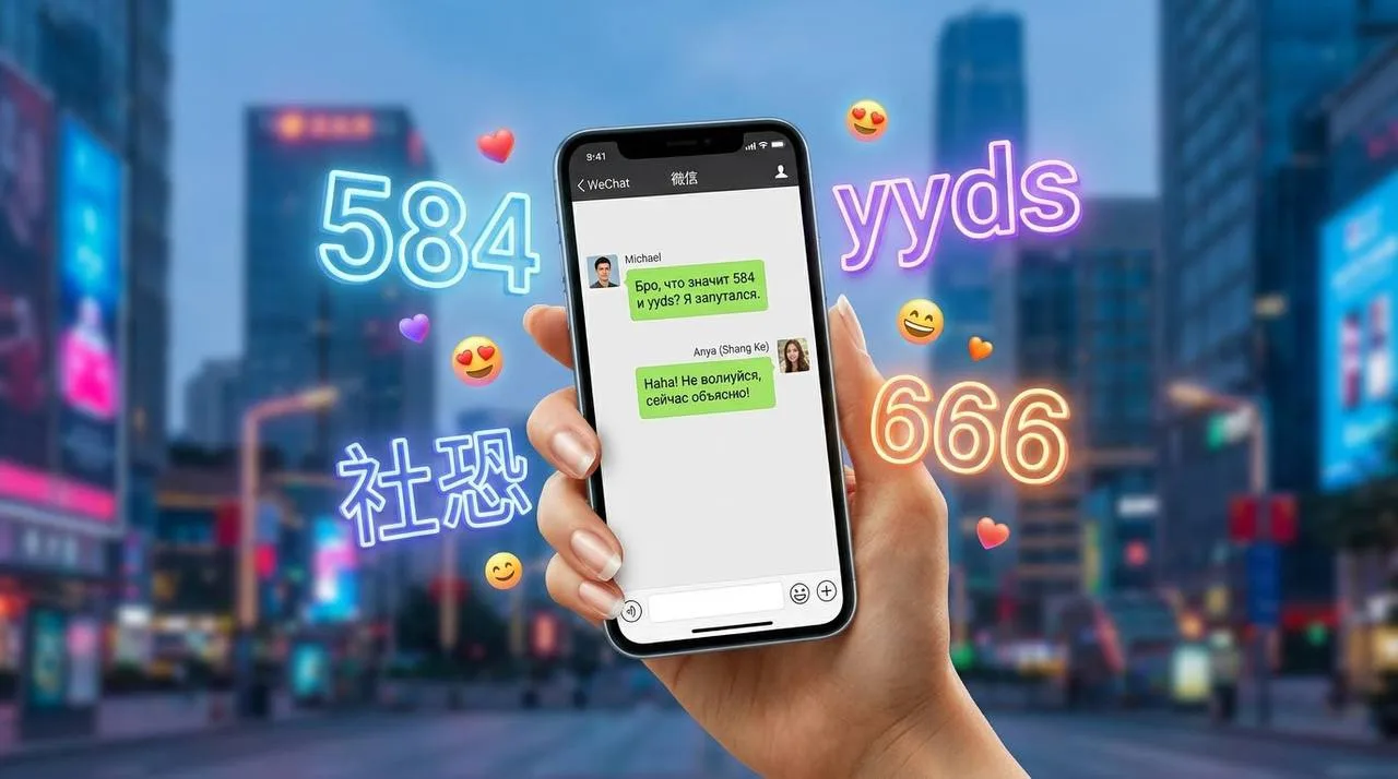 💬 «584» или «yyds»? Как китайцы общаются в WeChat на самом деле