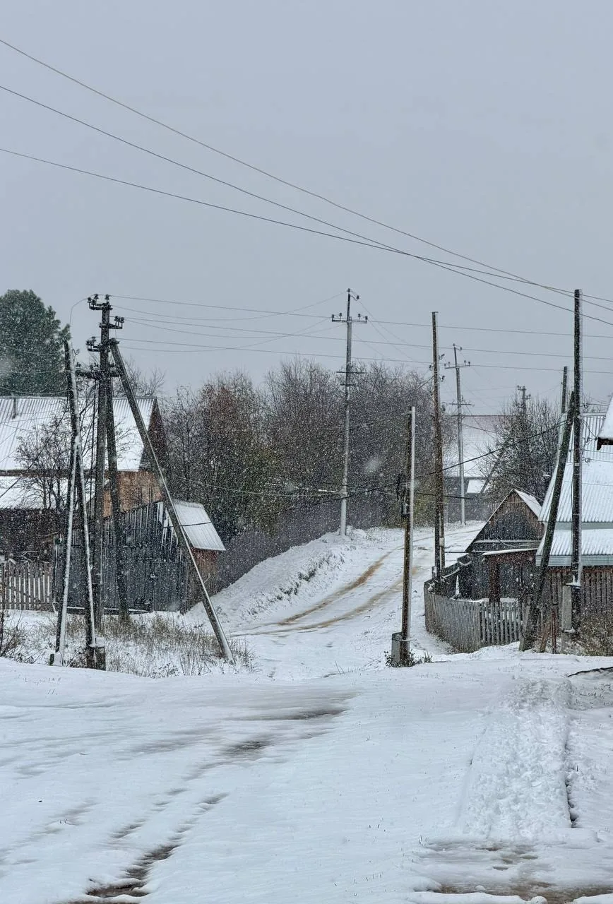 ❄️Кадры заснеженного Пермского края