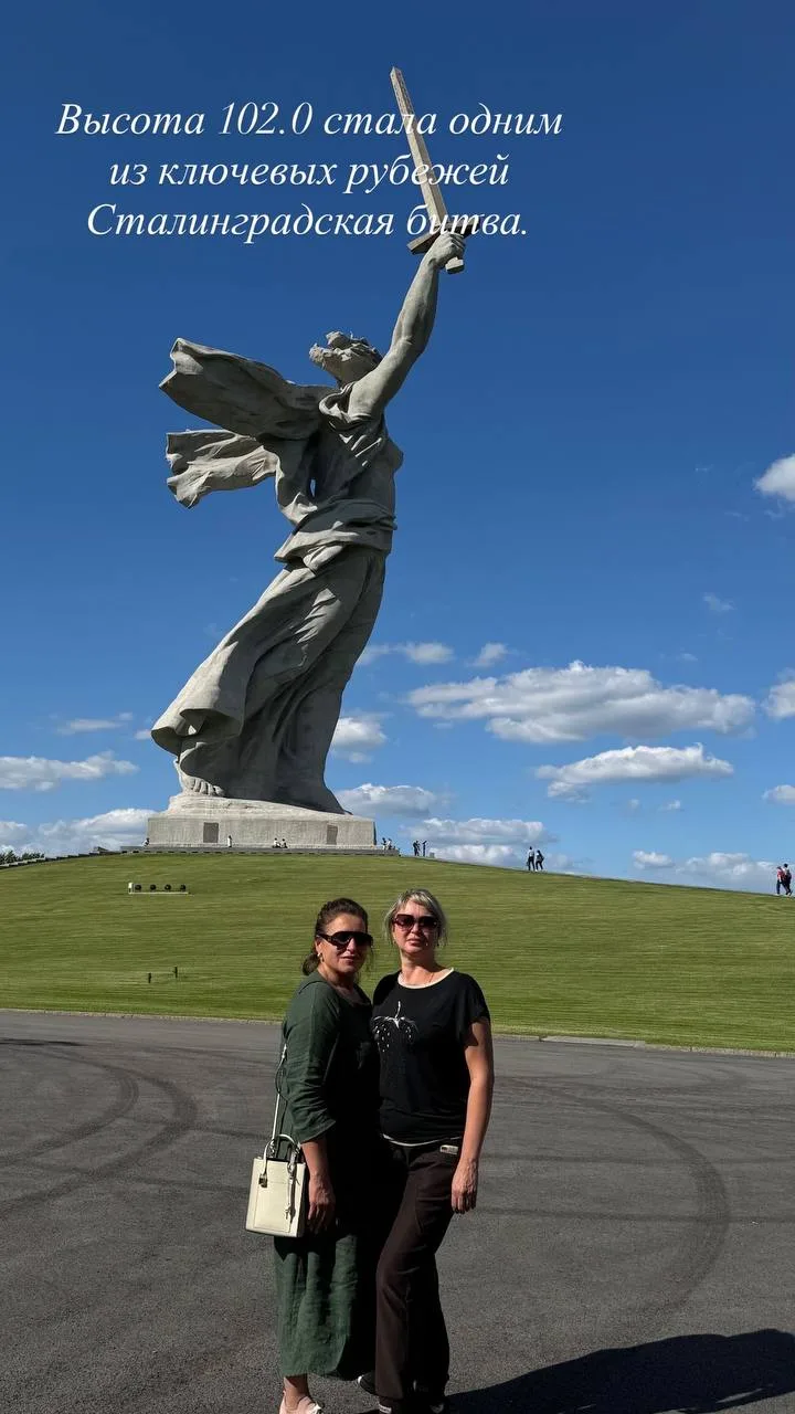 Сегодня побывала на Мамаевом кургане в Волгограде.