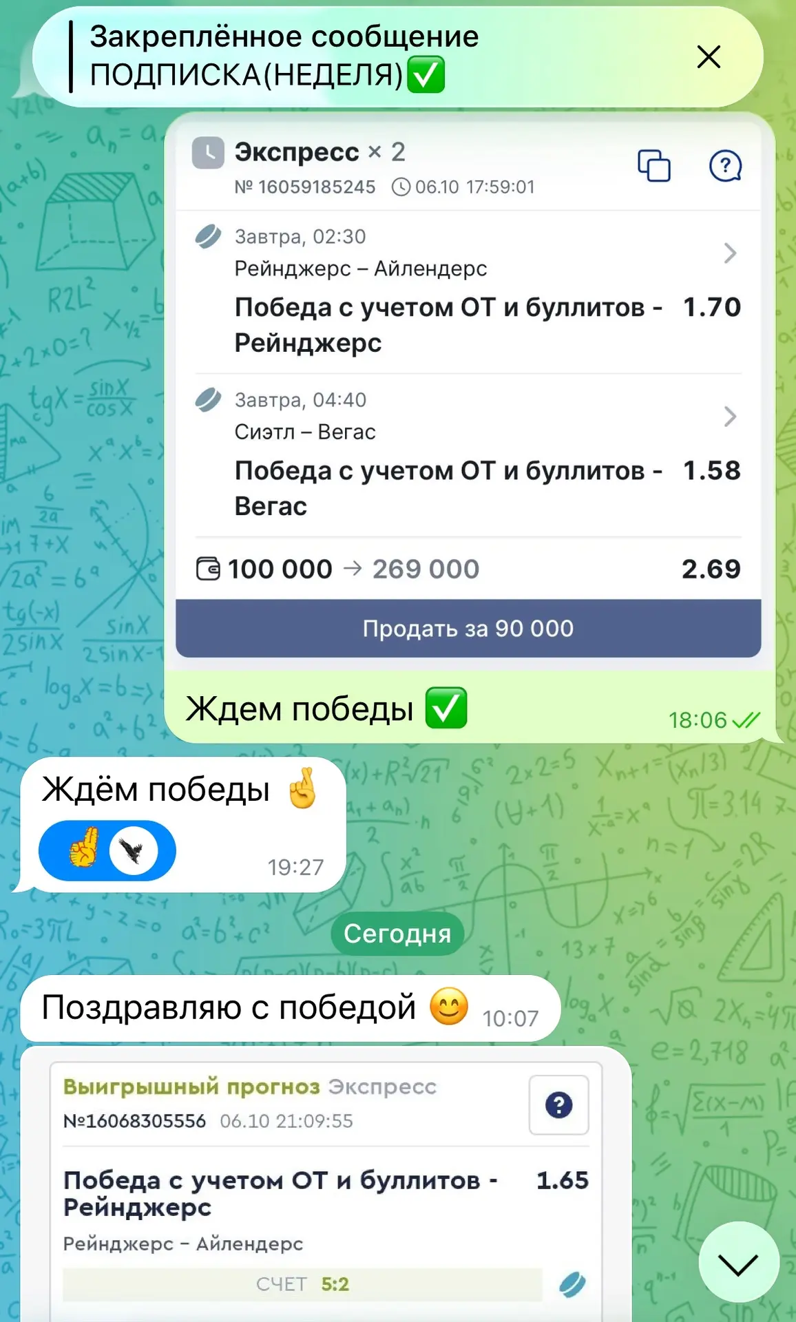 Отзывы по ставке✅