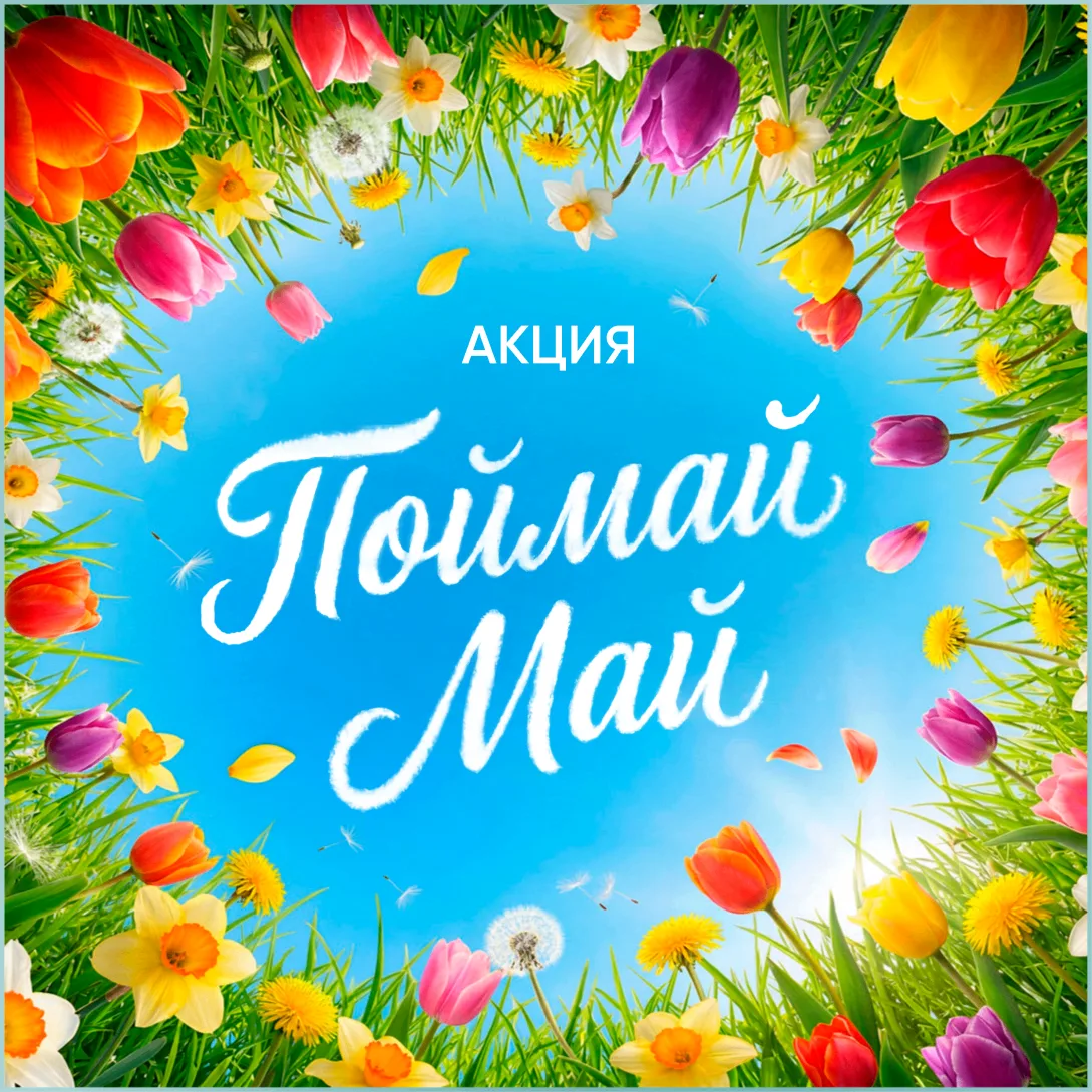 💐 Акция «Поймай май»!