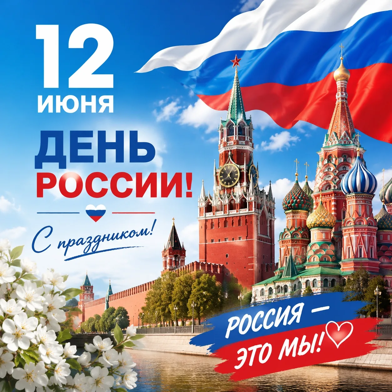 Сегодня, 12 июня, вся наша великая страна отмечает один из самых важных государственных праздников –