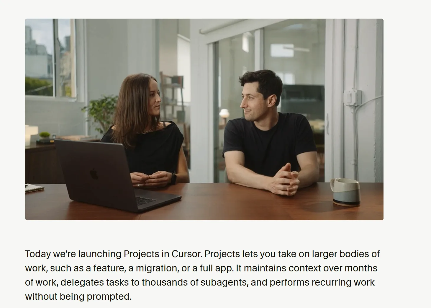 Cursor представил Projects — слой управления тысячами ИИ-агентов