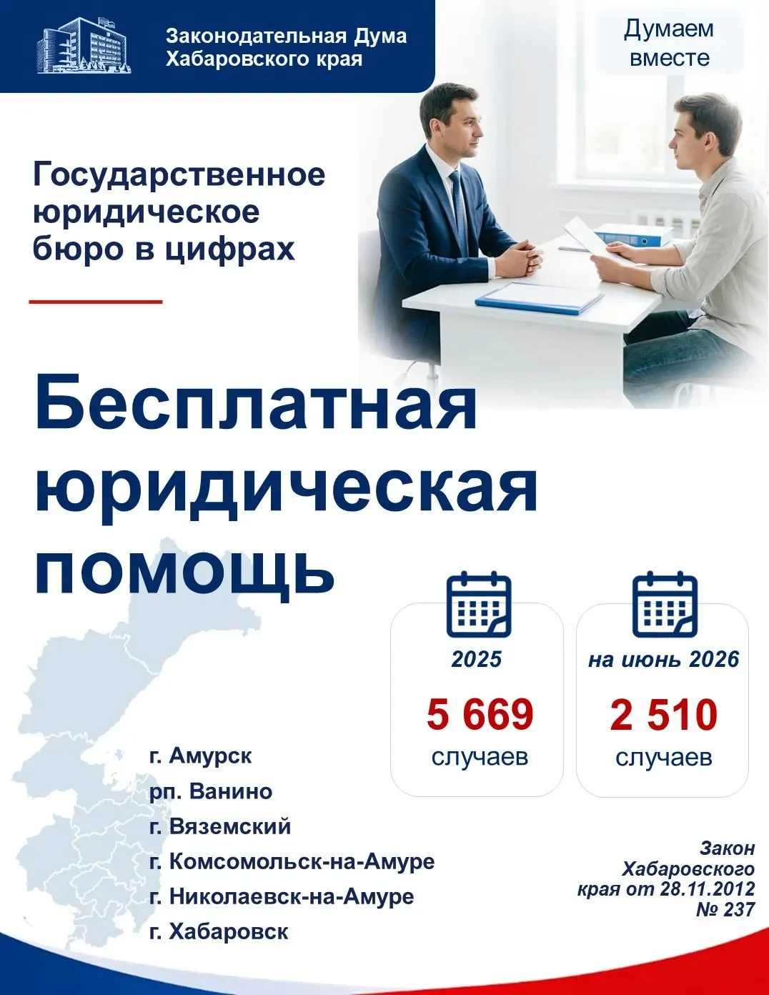 ⚖️ Бесплатная юридическая помощь в Хабаровском крае