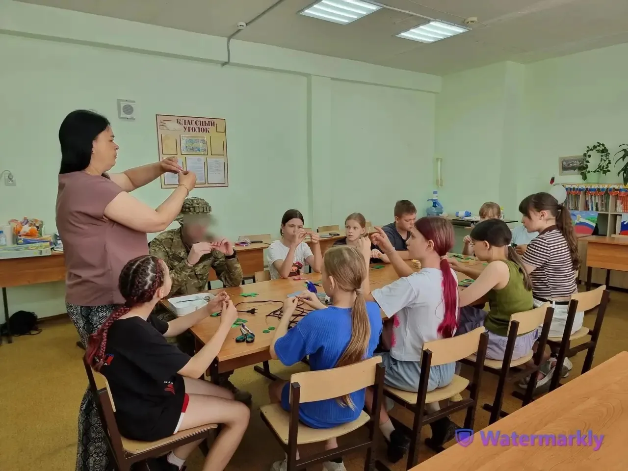 ✅17.06-день встреч. 
Сегодня в лагере пришли гости:библиотека им.Л.Красина провела Мастер-класс «Тал