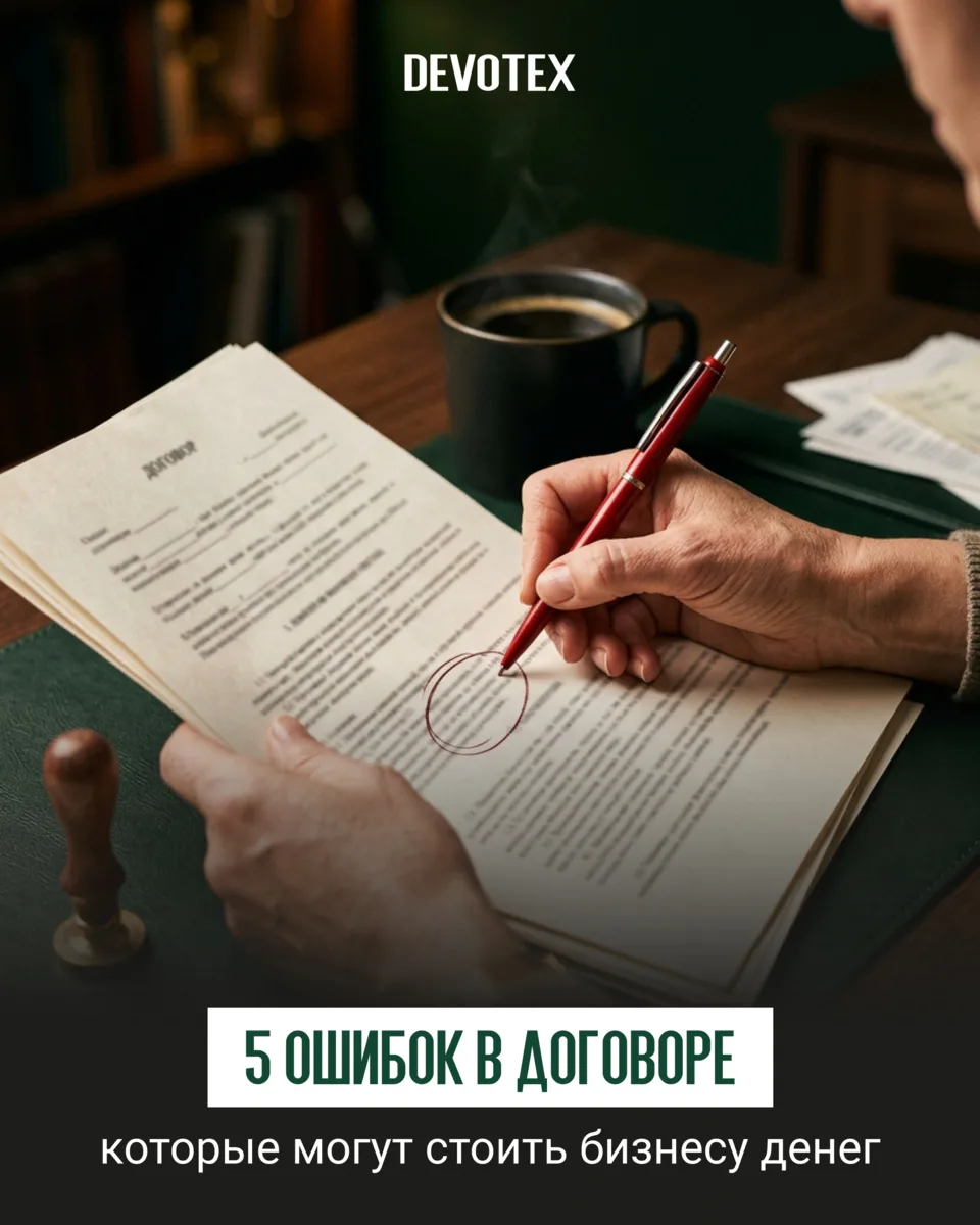 Договор часто подписывают быстро: “условия понятны”, “контрагент надёжный”, “работаем н...