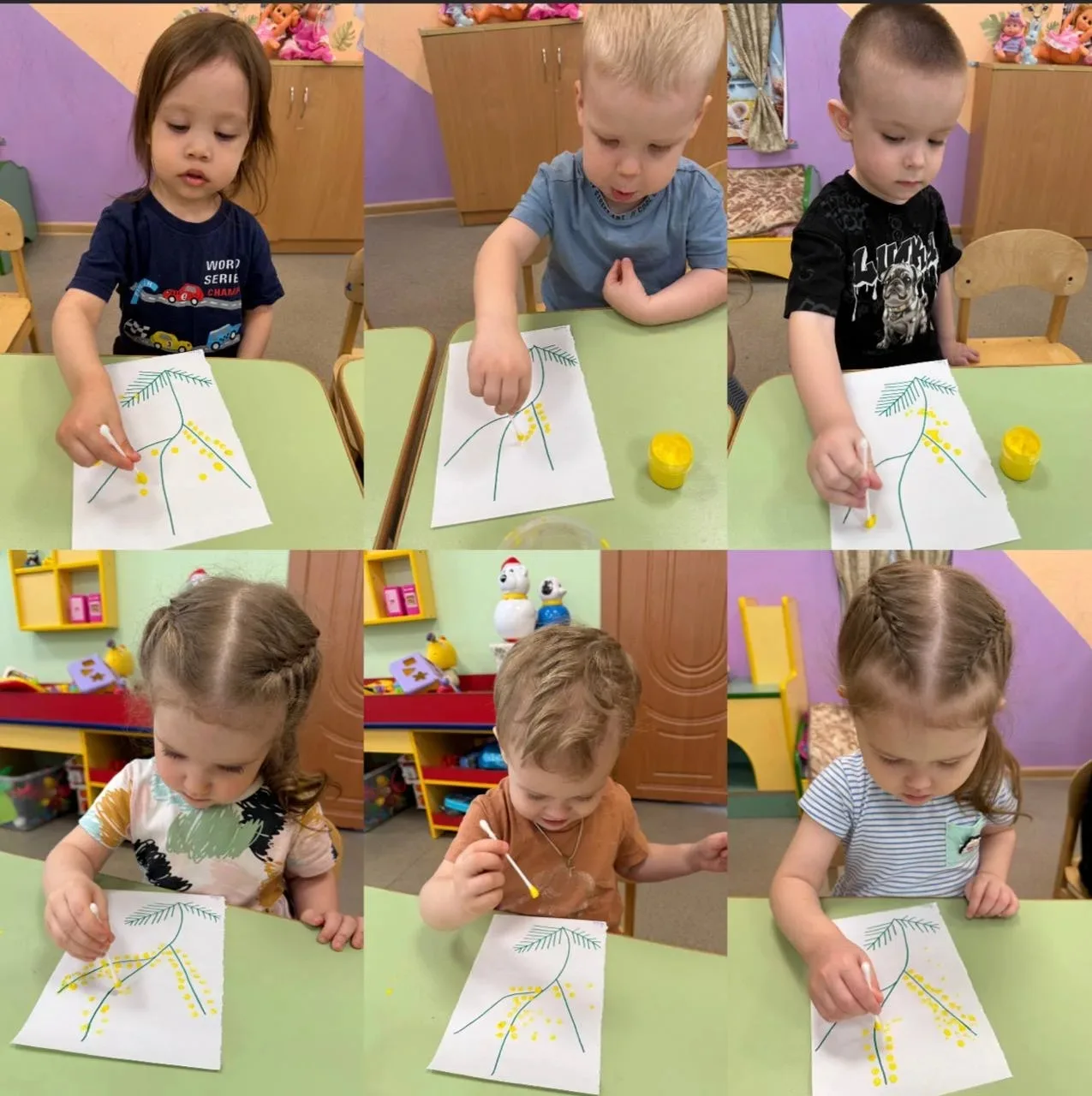 Группа «Звездочки» ⭐️ сегодня творила настоящую весеннюю красоту! 💛