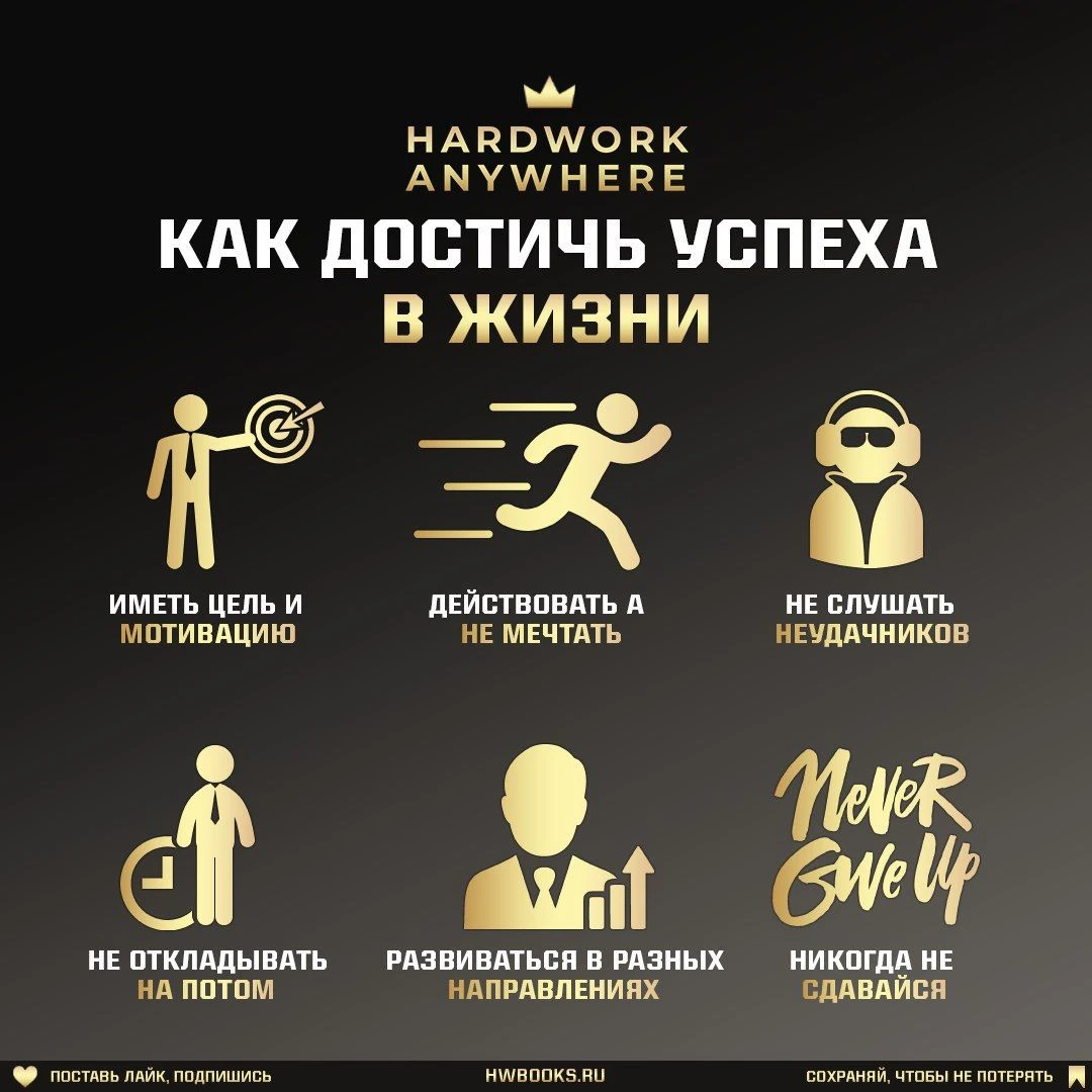 Как достичь успеха в жизни