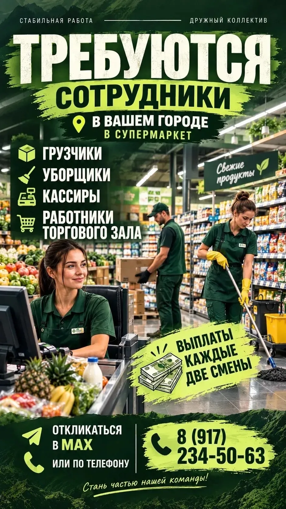 🚀 Работа в Толбазах— старт уже сегодня! 🚀