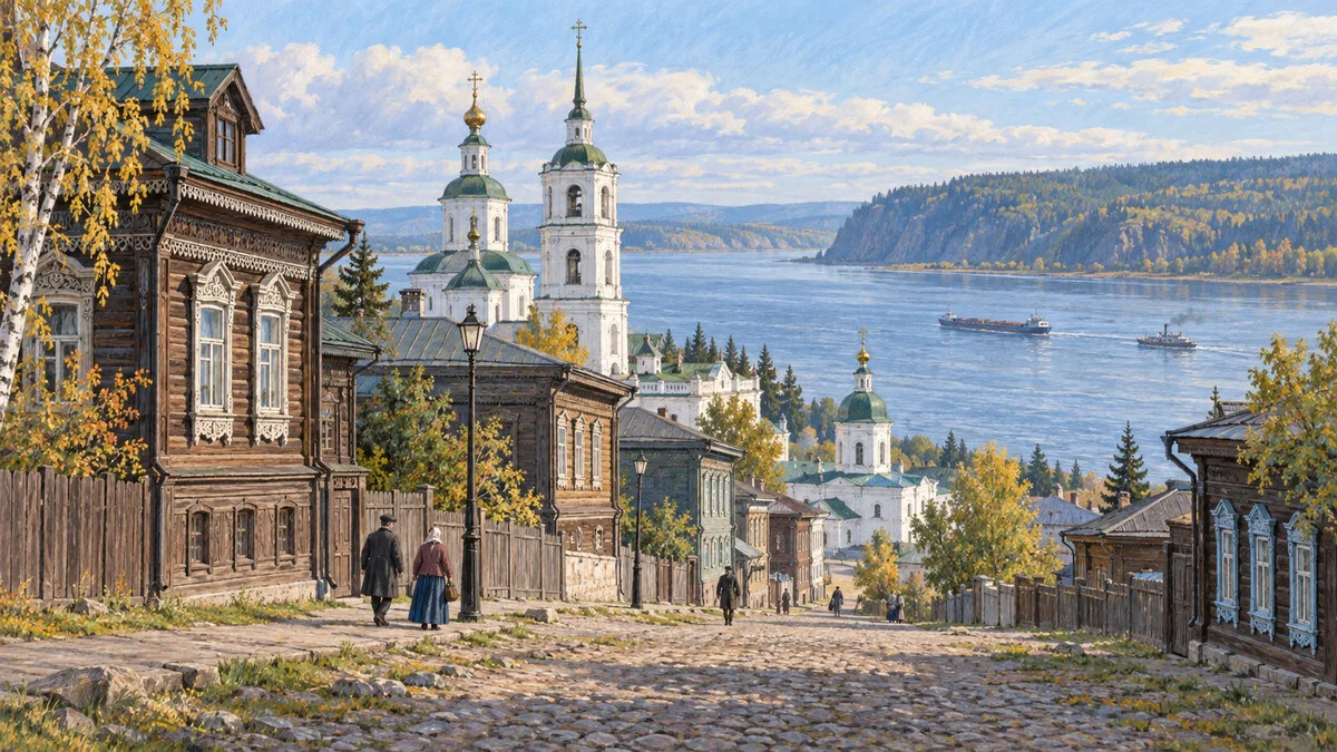 Енисейск не стоит превращать в быстрый заезд из Красноярска: дорога длинная, а город ра...