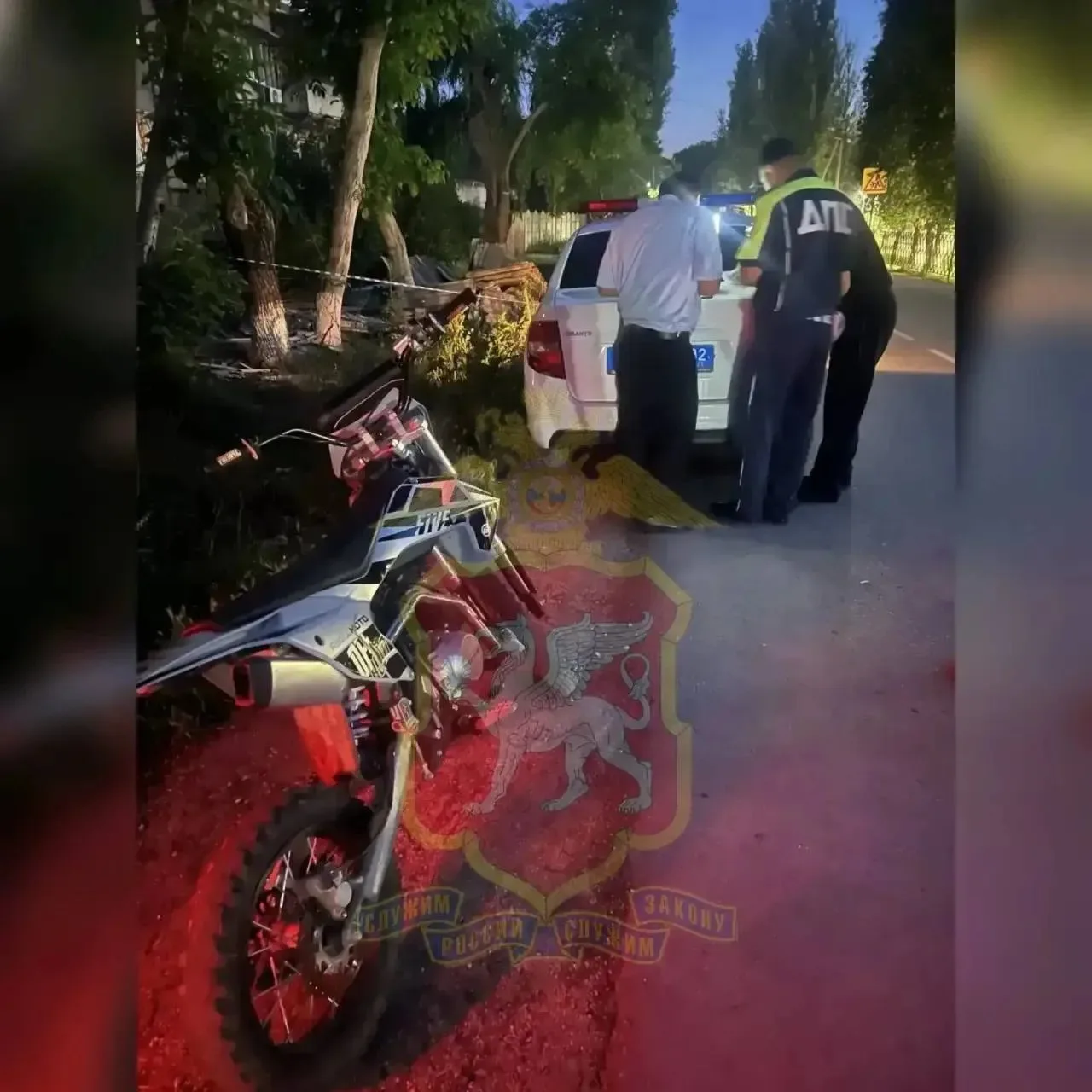 В Кировском районе 12-летний ребёнок попался за рулём питбайка