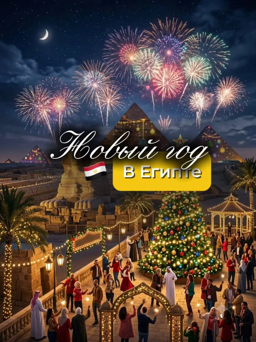 Египет на Новый год: отметь праздник по-новому !🎅🏝️