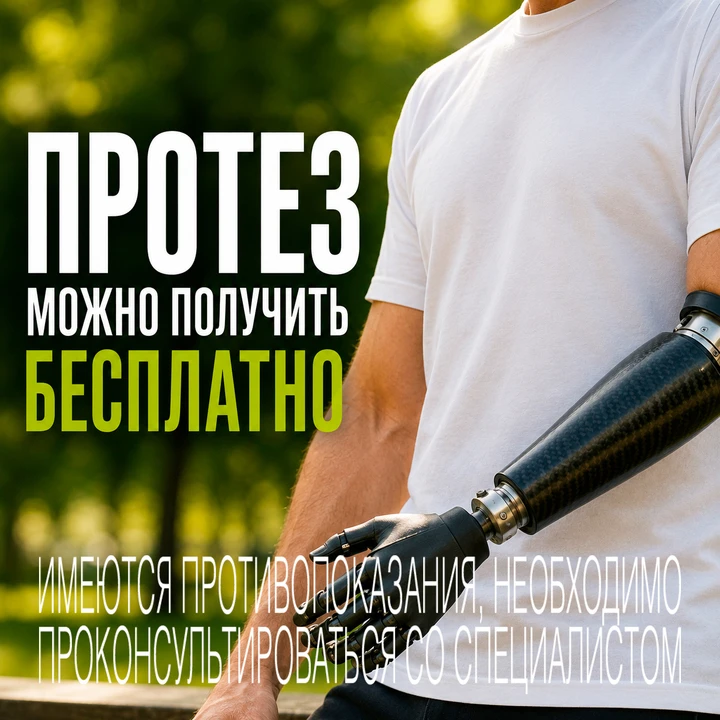 Современный протез можно получить за счет государства. Но многие об этом просто не знают