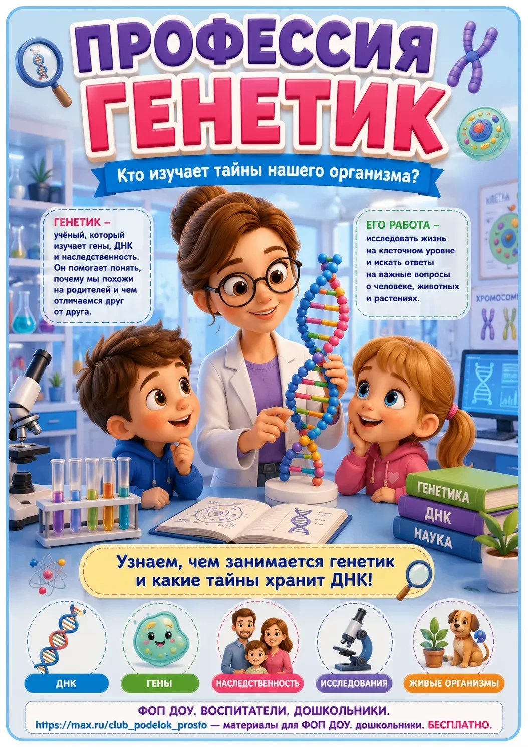 ♻️ ПРОФЕССИЯ ГЕНЕТИК                                                                   ...