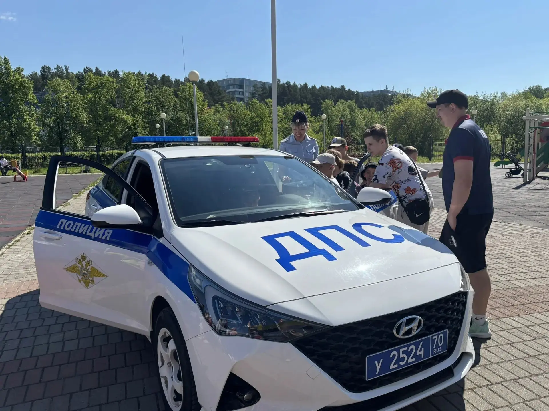 👮 Сотрудники полиции организовали тематическую станцию для участников детских трудовых...