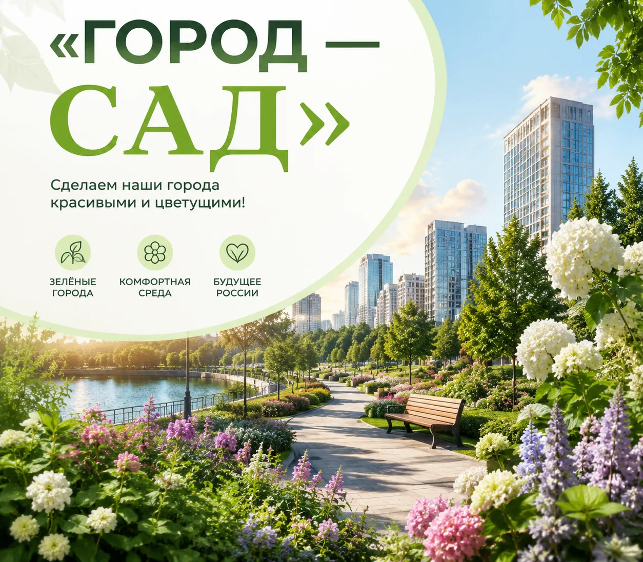 Превратим Сестрорецк в цветущий сад! Участвуйте во Всероссийском конкурсе «Город — сад».