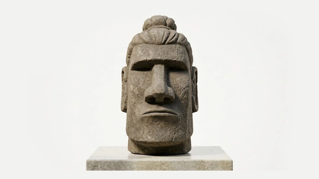 Оказывается, вот этот эмодзи - 🗿 - это не статуя с острова Пасхи, а их японские копии. Полное офици