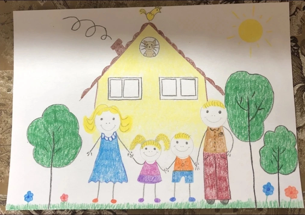 🎨 Конкурс «Мир глазами детей»: новая работа — новая улыбка  Встречайте: Черненко Алеся, 10 лет, село