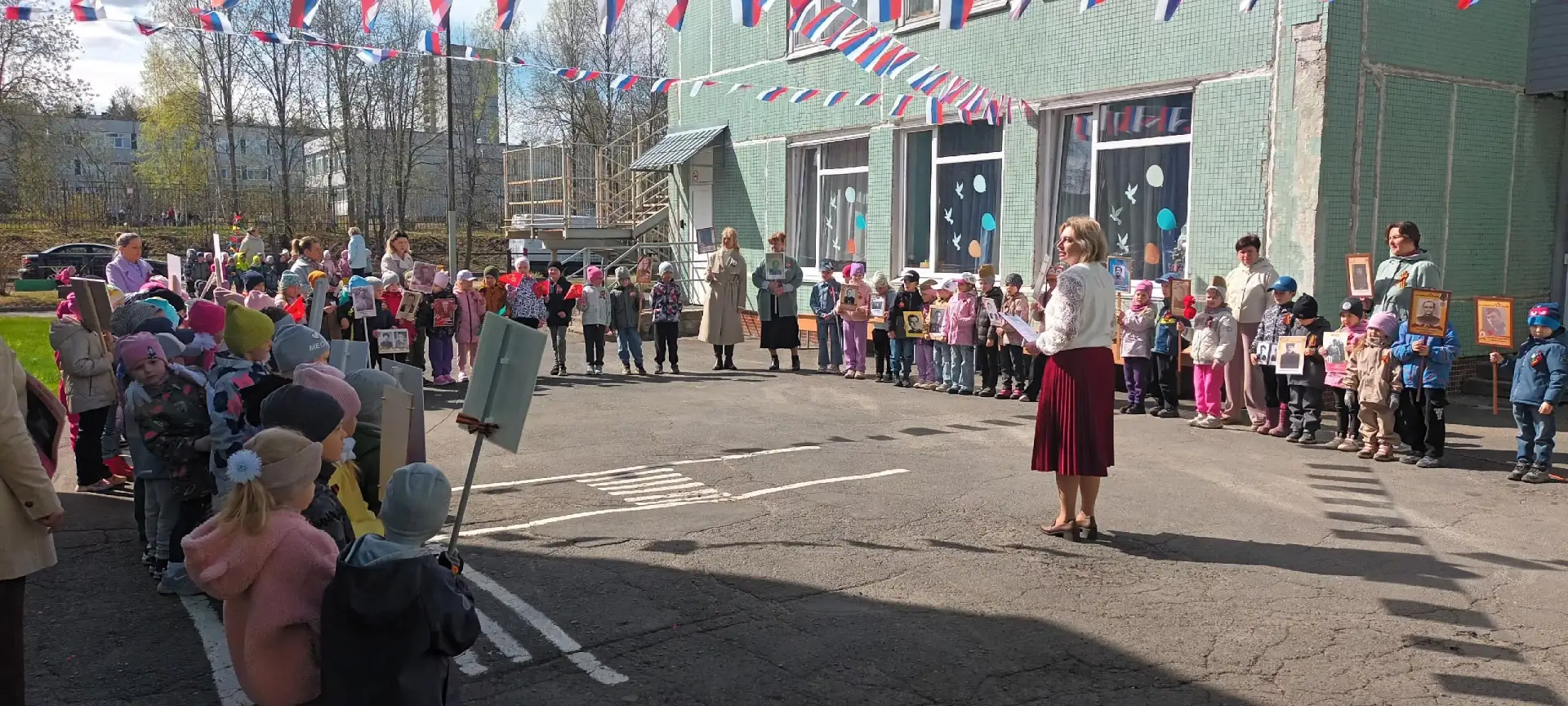 ⭐Наш детский сад принял участие во всероссийской акции «Бессмертный полк», приуроченной ко Дню Побед