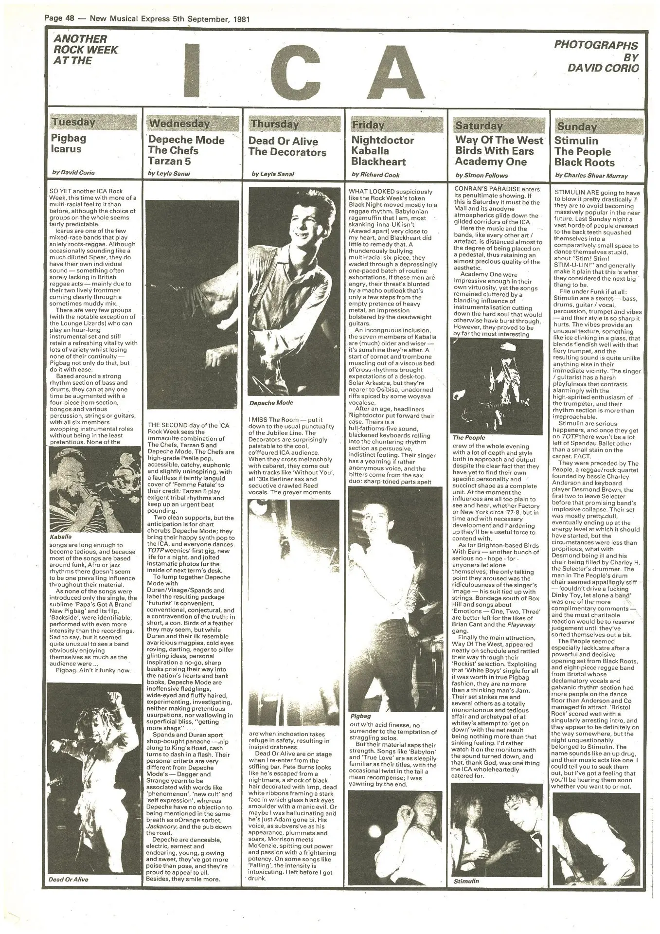 Depeche Mode Live 1981-08-26 Institute of Contemporary Arts, London, England, UK
