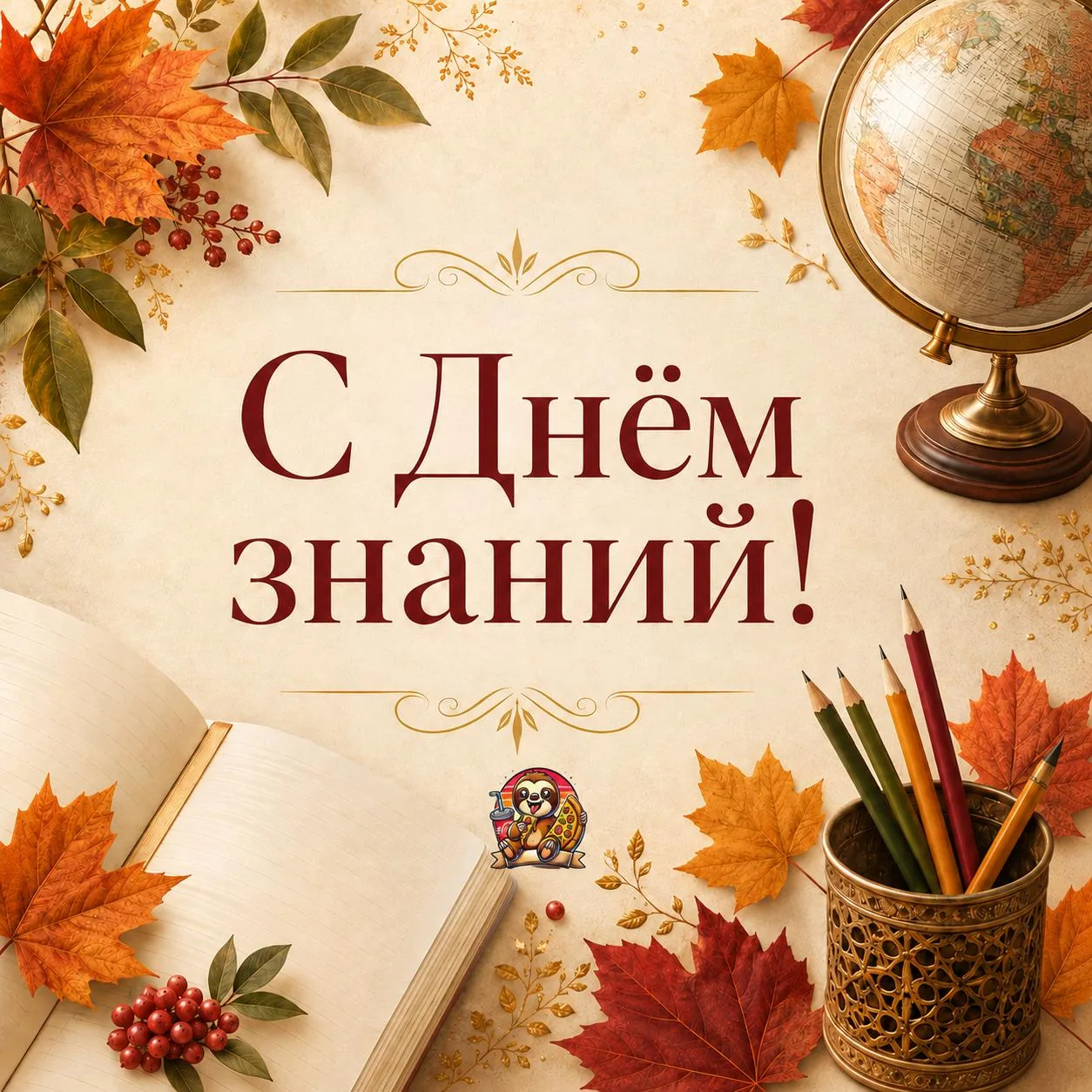 Поздравляем с 1 сентября! 🍁
