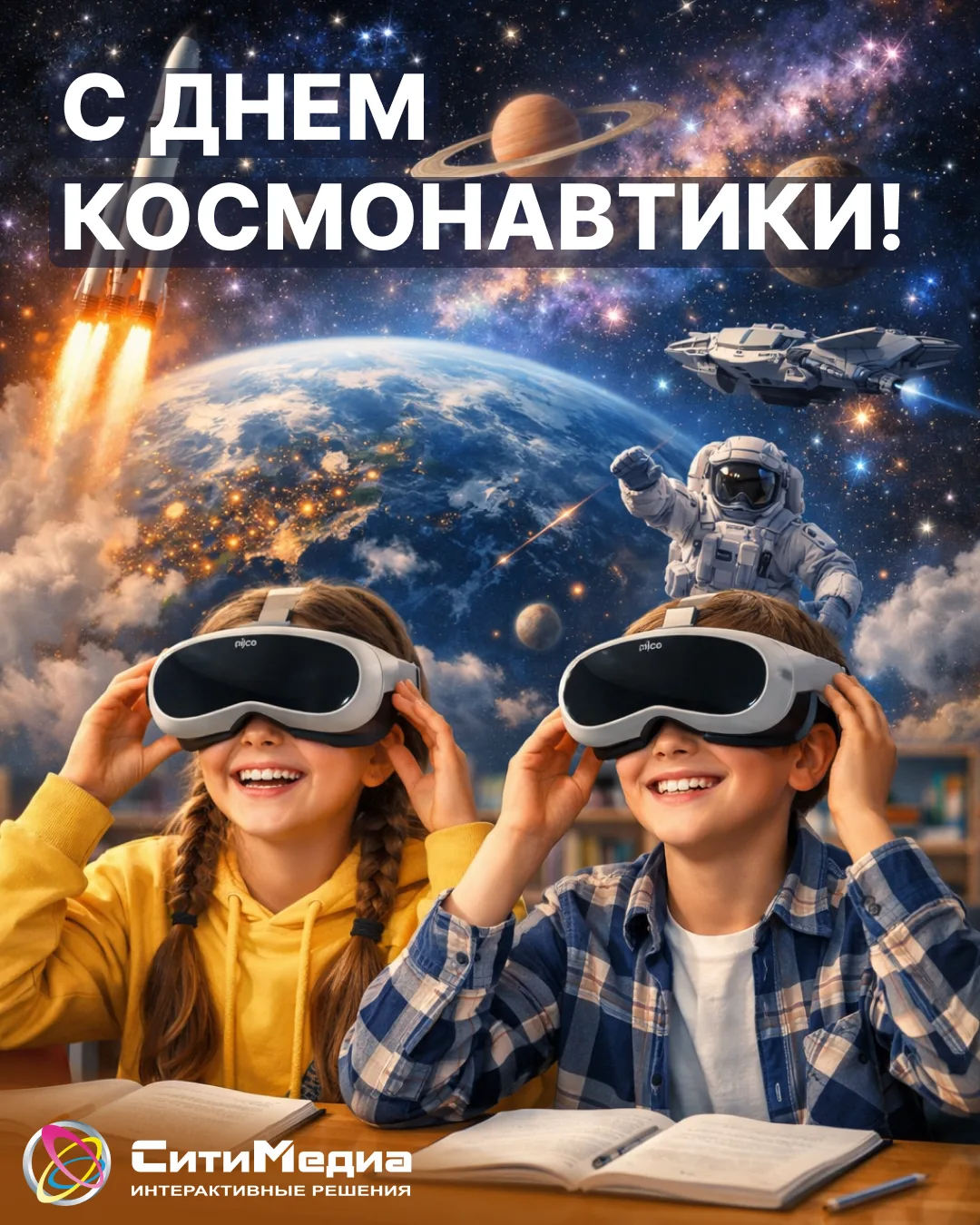 🚀 С наступающим Днем космонавтики!